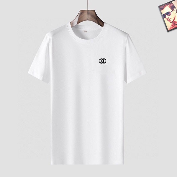すぐ届 シャネル ccロゴ コットン Tシャツ 偽物 sho09708